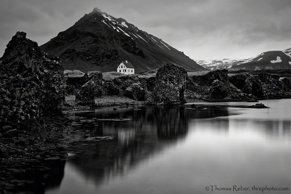 Iceland, Snaefellsnes, White house