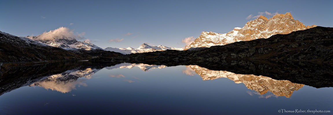 Switzerland, San Bernardino, reflection