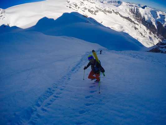 Toni hinterlies uns tolle Tritte zum Nachsteigen