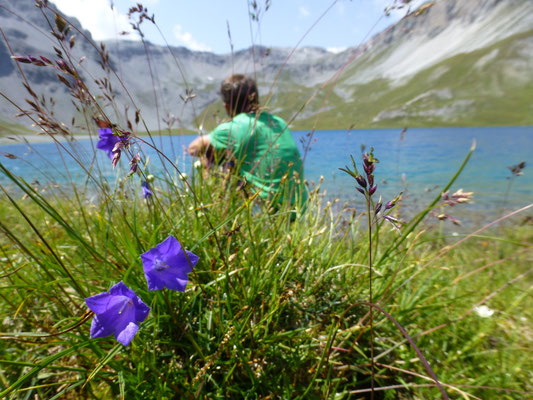 Guide genießt den Augenblick