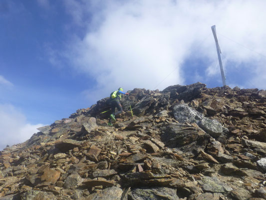 Zügig gings zum Litzerspitz