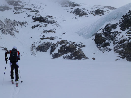 Am Gletscher dann war es merklich kälter