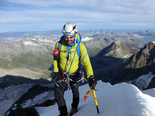 Patti überglücklich am Piz Bianco