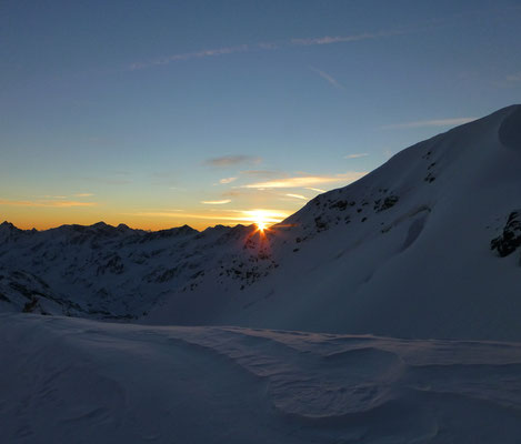 auch wir nun in der Sonne