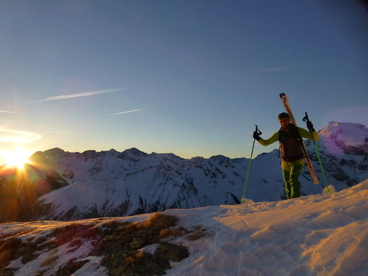 Tini auf der Höhe vom Ortler