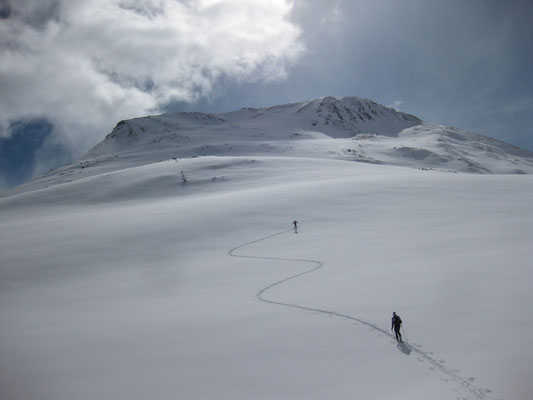 Der Anblick tief winterlich