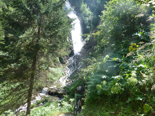 auch Wasserfälle waren zu bestaunen