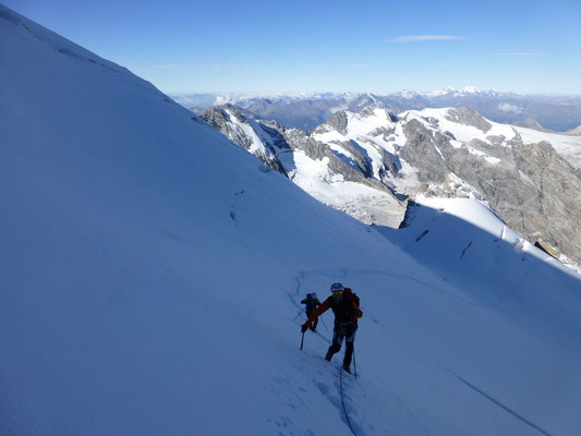 Das Wetter und die Schneebedingungen (ca. 20 cm Neuschnee) perfekt