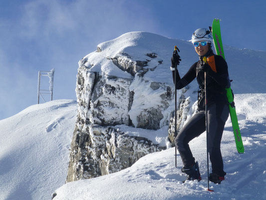 Johanna, die aufstrebenden Skibergsteigerin des Vinschgaus