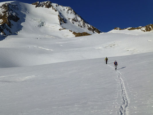 Die Route immer im Blick, jedoch der Ferner ziiiieht sich