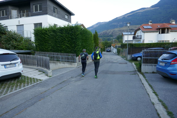 Start im "Ausserstadtl" von Glurns