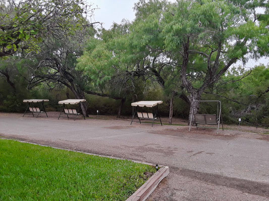 Toujours les aménagements confortables pour les birders - Bentsen-Rio Grande Valley