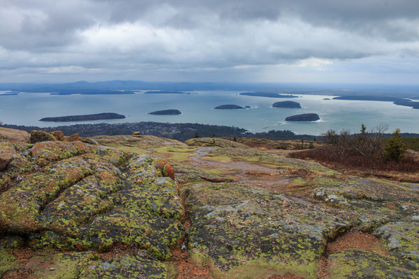 Cadillac Mountain (vue au sommet), Acadia National Park