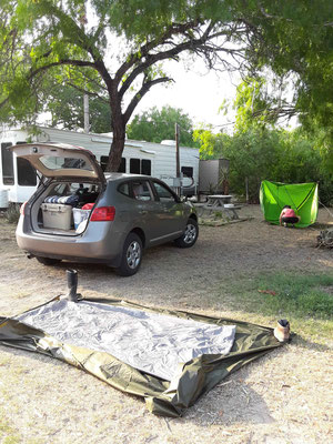 Un emplacement qui ressemble plus aux campings français