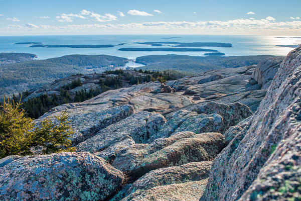 Sargeant Mountain, Vue du sommet, Acadia National Park