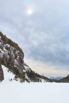 Sur le lac gelé... Avalanche Lake trail, Adirondacks, NY