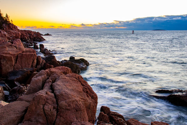 Lever de soleil, Phare de Bass Harbor, Acadia National Park