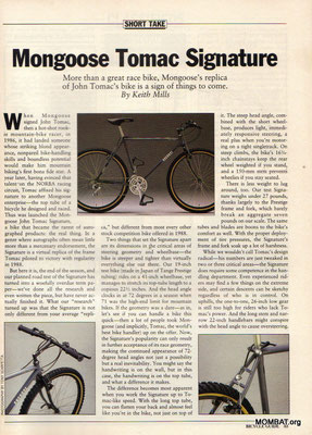 Mongoose - oldschoolracing.ch - vintage Mountainbikes race Mongoose - oldschoolracing.ch - vintage Mountainbikes race
