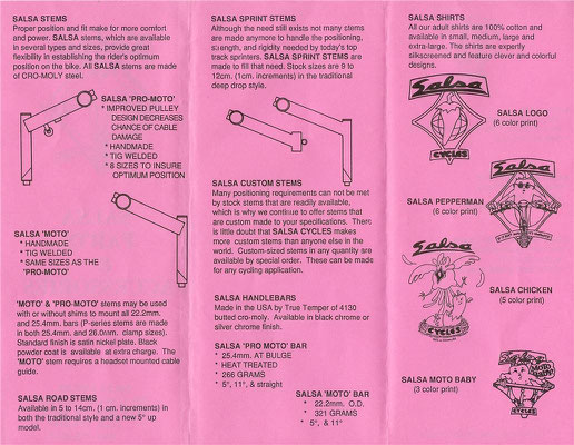 Salsa - oldschoolracing.ch - vintage Mountainbikes race ready! Salsa - oldschoolracing.ch - vintage Mountainbikes race ready!