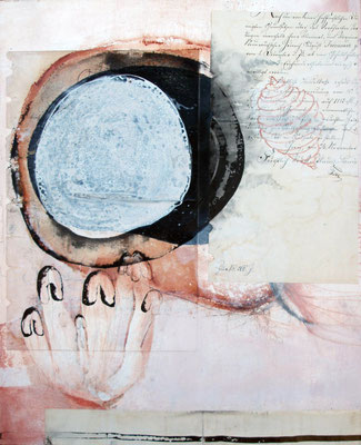 Ascomycota, Mischtechnik auf Leinwand, 40x30 cm (in Sammlung)