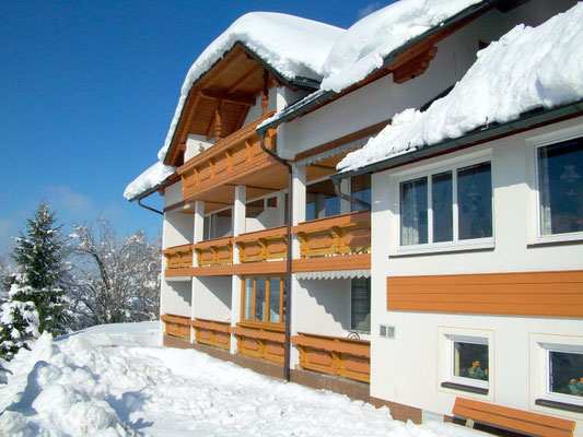 Winter im Haus Löger Apartments - Süd-Balkone zum Sonnenbaden