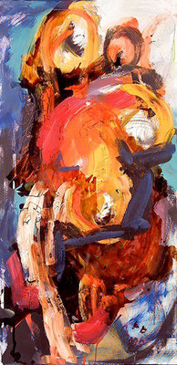 Mutter  |  Acryl auf Leinwand | 2006 | 60x120cm