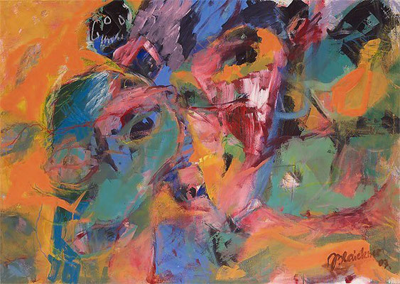 Rätzel | Acryl auf Leinwand | 2007 | 150x120cm