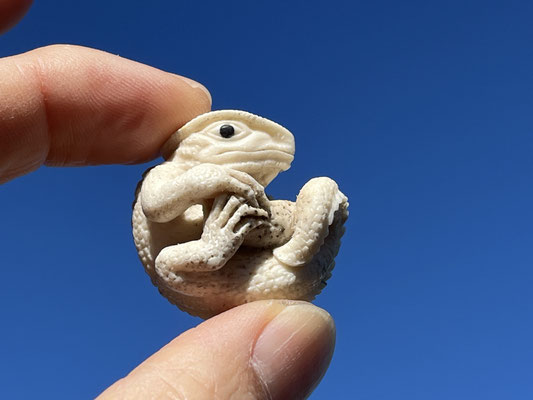 Tuatara Netsuke