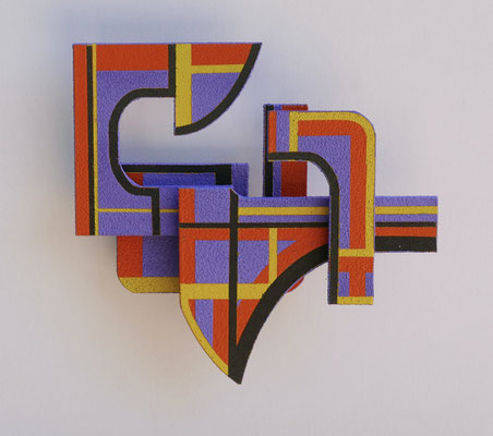 TÍTULO : "COMPOSICIÓN XXXIII" MEDIDAS : 16x11x1,5 cm. TÉCNICA : PINTURA ACRÍLICA SOBRE CARTÓN DENSO GRUESO AÑO : 2024