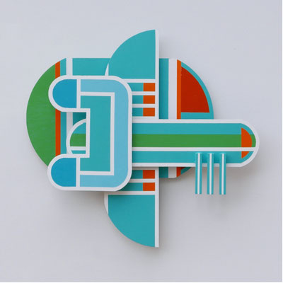 TÍTULO     :  "ARCARIUS VII" MEDIDAS : 35,5x38x4 cm. TÉCNICA   : PINTURA ACRÍLICA SOBRE MADERA  AÑO          :  2022  