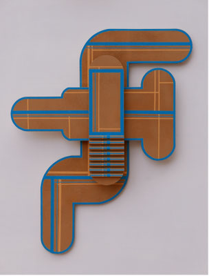 TÍTULO     :  "ARCARIUS" MEDIDAS : 67x53x6 cm. TÉCNICA   : PINTURA ACRÍLICA SOBRE MADERA  AÑO          :  2022  