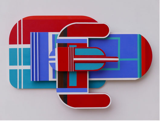 TÍTULO     :  "ESTELAR  MEDIDAS" : 45,5x71x7,5 cm. TÉCNICA   : PINTURA ACRÍLICA SOBRE MADERA  AÑO          :  2022  