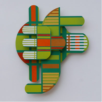TÍTULO     :  "ARCARIUS VIII" MEDIDAS : 37x31x3 cm. TÉCNICA   : PINTURA ACRÍLICA SOBRE MADERA  AÑO          :  2022  