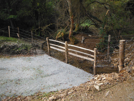 Descente aménagée