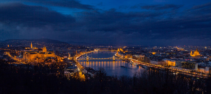 Budapest at sunset