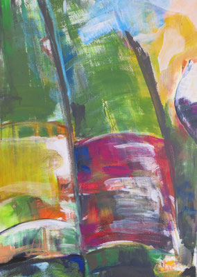 different Wines I, 50 x 70 cm, Acryl auf LW