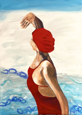 Meerblick I Acryl auf LW 70x100 cm