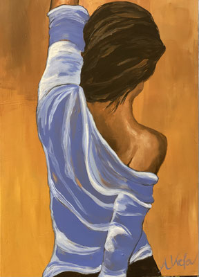 Time out Acryl auf LW 50x70cm