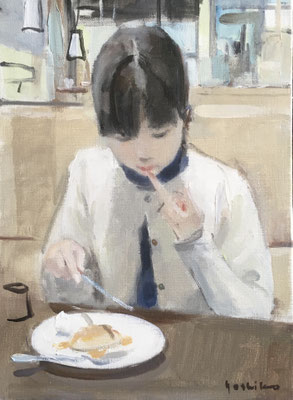 「パンケーキ」Ｆ４油彩