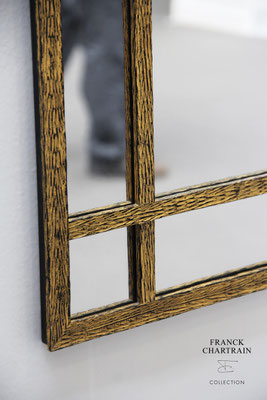 EPURE MIRROR Gold leaf and wrought iron