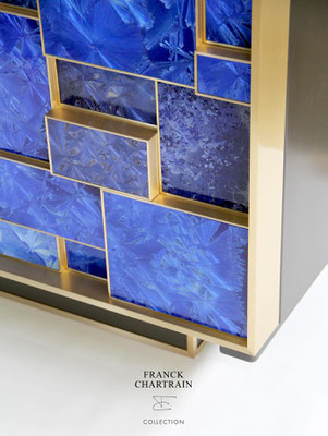 PHOENIX SIDEBOARD Bronze and ceramic