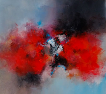 2015, A018,  Acryl auf Leinwand, 100 x 100 cm
