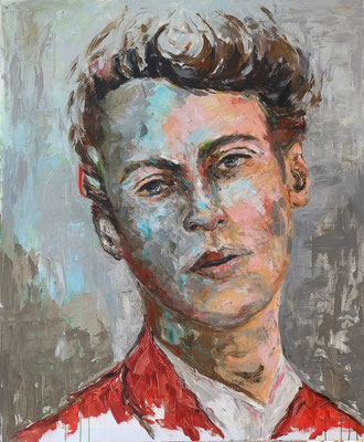 2015, P022, Acryl auf Leinwand, 120 x 100 cm