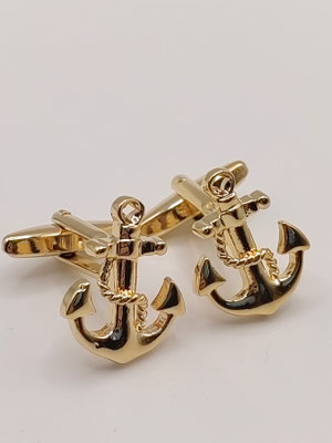 goldene Manschettenknöpfe England 2. Hälfte 20. Jhd