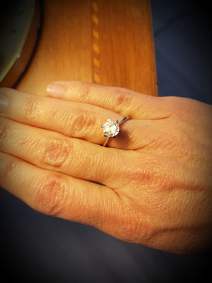 Solitärring 1.15ct 