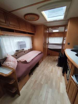 Sitzgruppe als Bett