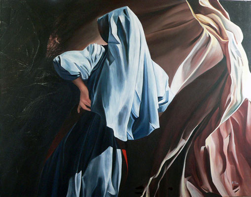 Volcan - Huile sur toile - 146 x 114