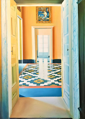 interior 53 - oil on canvas -  70x100 - 2022