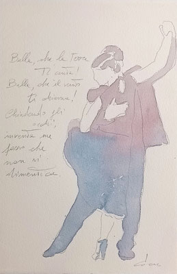 Acquerello su carta 28x20cm - prezzo 30€ + spese spedizione 