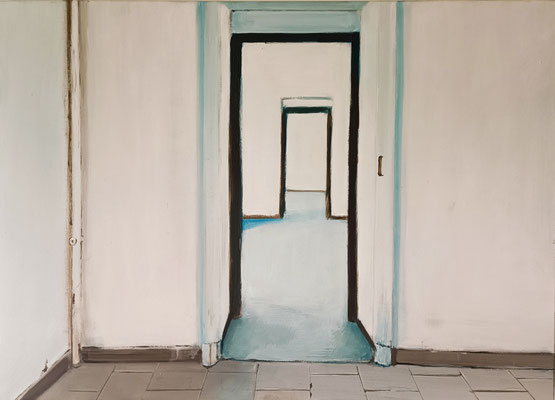 Interior 65 - oil on CANVAS - 50X70cm - 2024